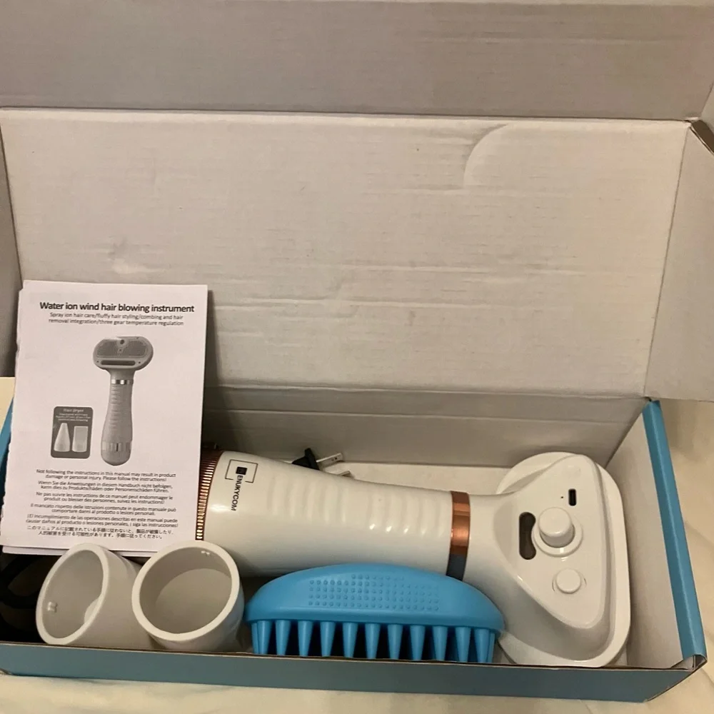Pet Blow Dryer with removal, spray/mist/steamer brush